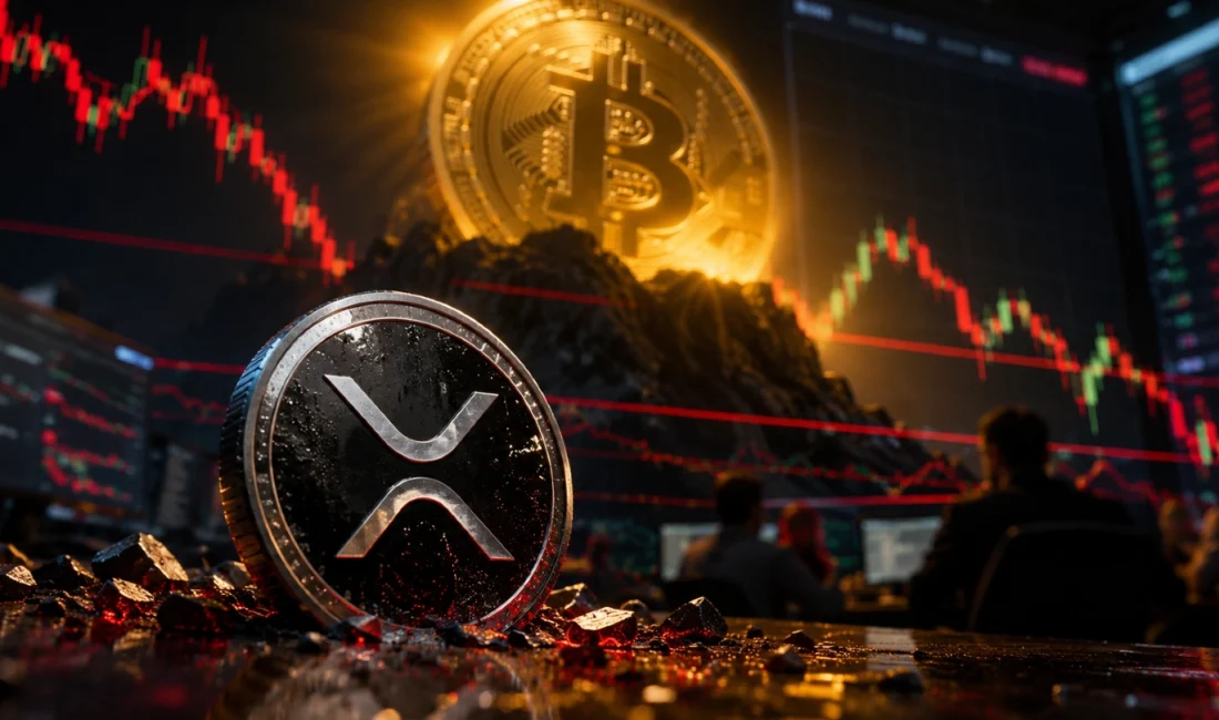 XRP fiyatı Bitcoin öncülüğündeki piyasa zayıflığıyla 1,20 dolar altına indi.