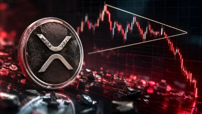 XRP günlük grafikte simetrik üçgen formasyonunun altına sarktı. Analist Ali