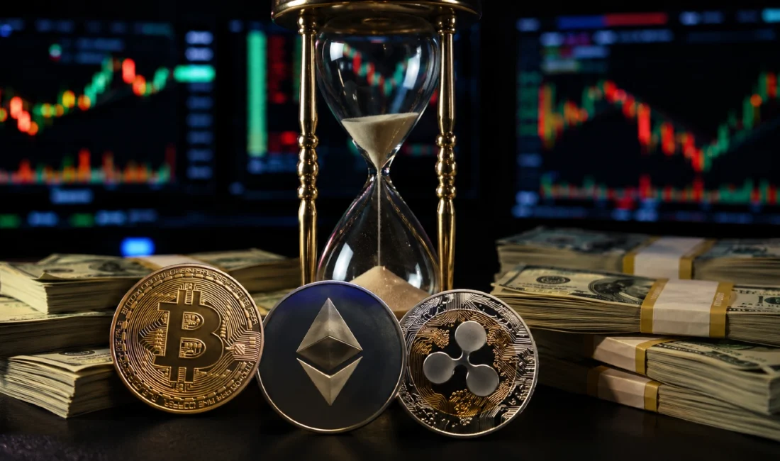 Kripto para piyasasında bugün 2,2 milyar doları aşan Bitcoin, Ethereum