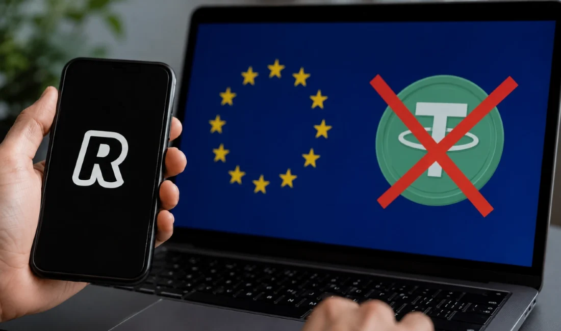 Revolut, MiCA Baskısıyla Avrupa’da USDT’yi Delist Ediyor Revolut, MiCA düzenlemeleri sonrası Avrupa’daki uygun hesaplarda USDT desteğini 31