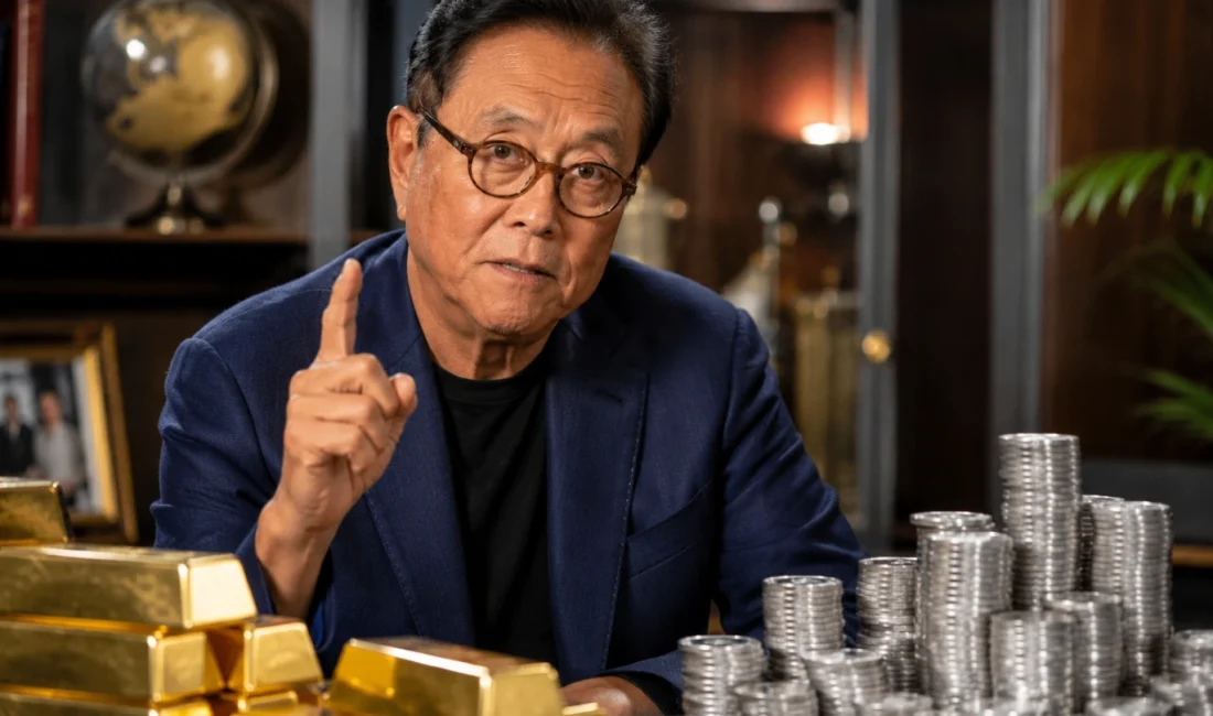 Robert Kiyosaki’den Altın ve Gümüş Yorumu: Sert Düşüş Alım Fırsatı mı? Robert Kiyosaki, altın ve gümüşteki sert geri çekilmeye rağmen yükseliş