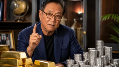 Robert Kiyosaki, altın ve gümüşteki sert geri çekilmeye rağmen yükseliş