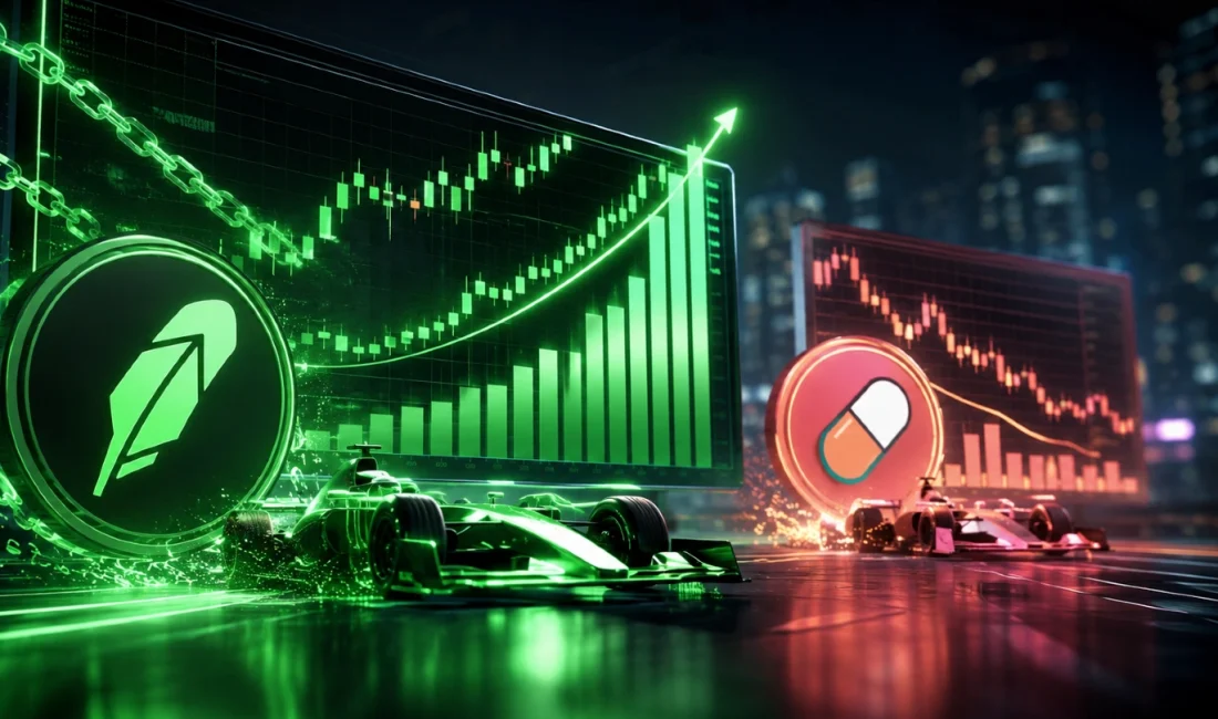 Robinhood Chain, haftalık 1,23 milyar dolarlık launchpad hacmiyle PumpSwap’i geçerken