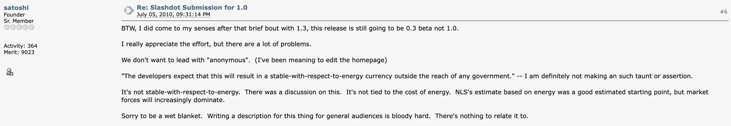 Satoshi Nakamoto