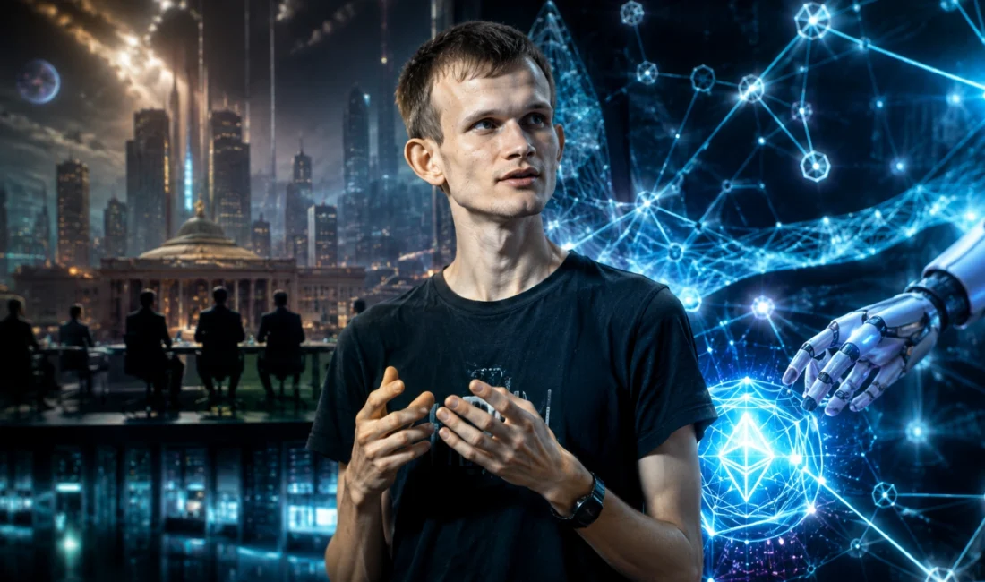 Ethereum Kurucusu Vitalik Buterin’den AI Uyarısı: Kontrol Kimde Olmalı? Vitalik Buterin, yapay zekada açık kaynaklı ve katılımcı modeli savundu.