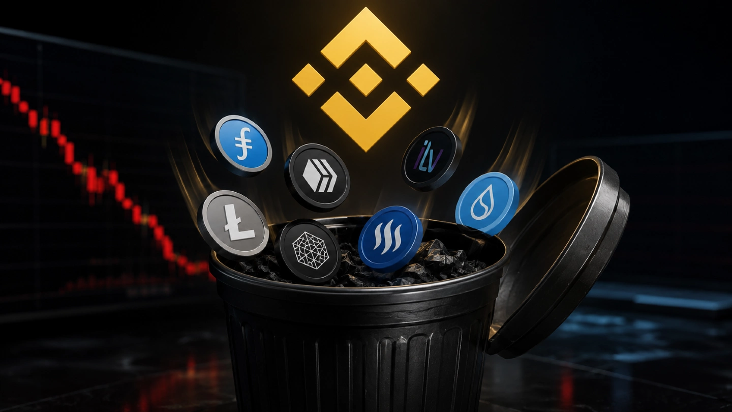 Binance, 21 Ağustos’ta 7 spot işlem çiftini kaldıracak. F, HIVE,