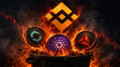 Binance, ICX, SCRT ve STORJ için delist kararı aldı. İşlem