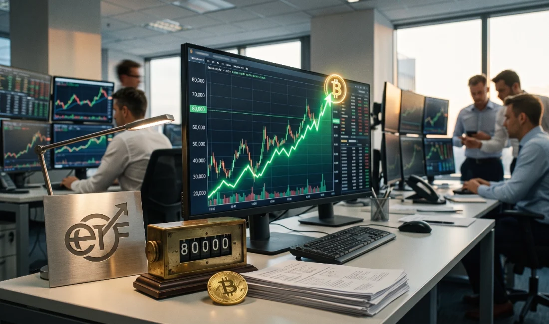 Bitcoin 80 bin dolara yaklaşırken ETF girişleri yeniden hızlandı. Bernstein,