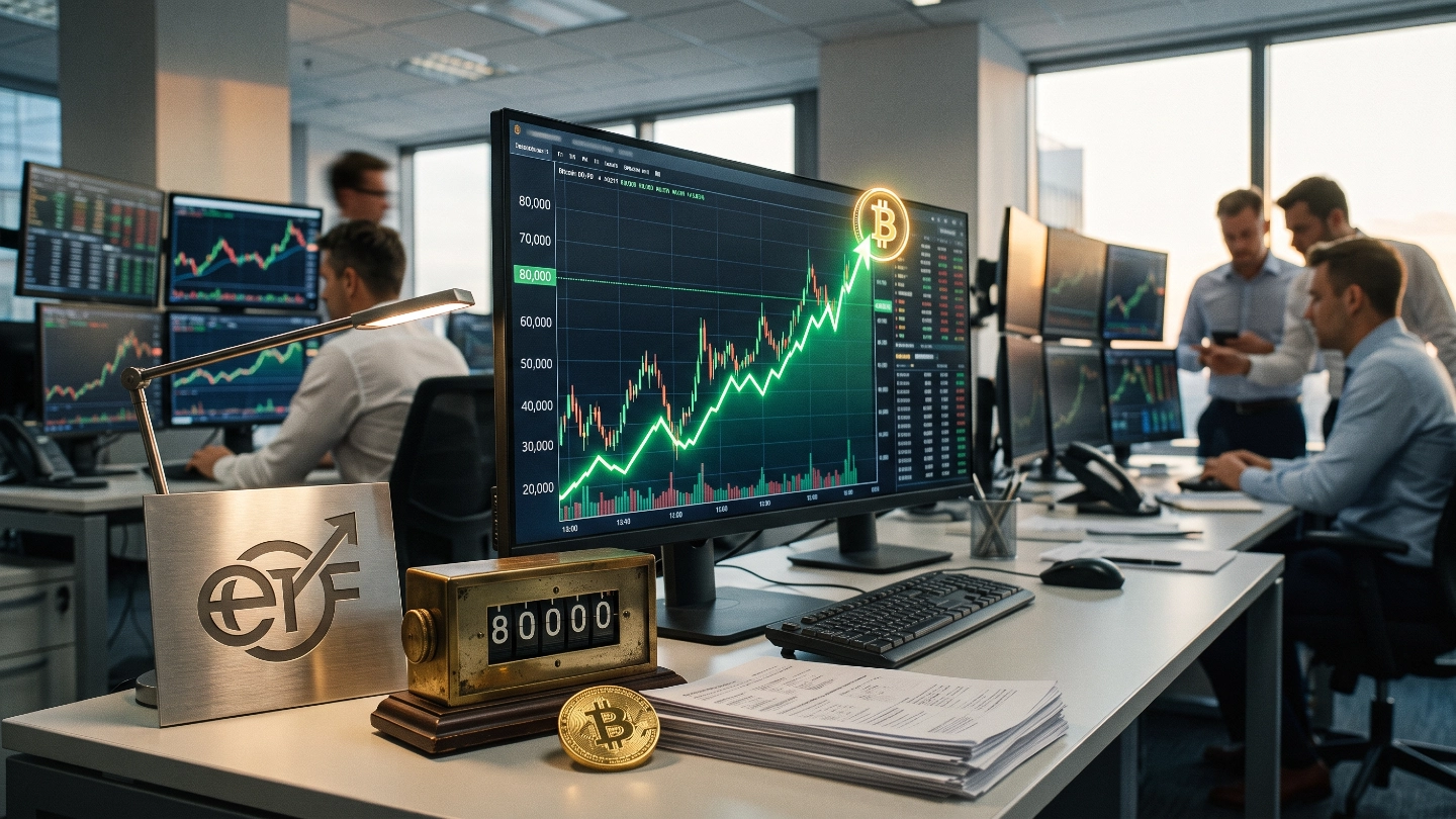Bitcoin 80 bin dolara yaklaşırken ETF girişleri yeniden hızlandı. Bernstein,