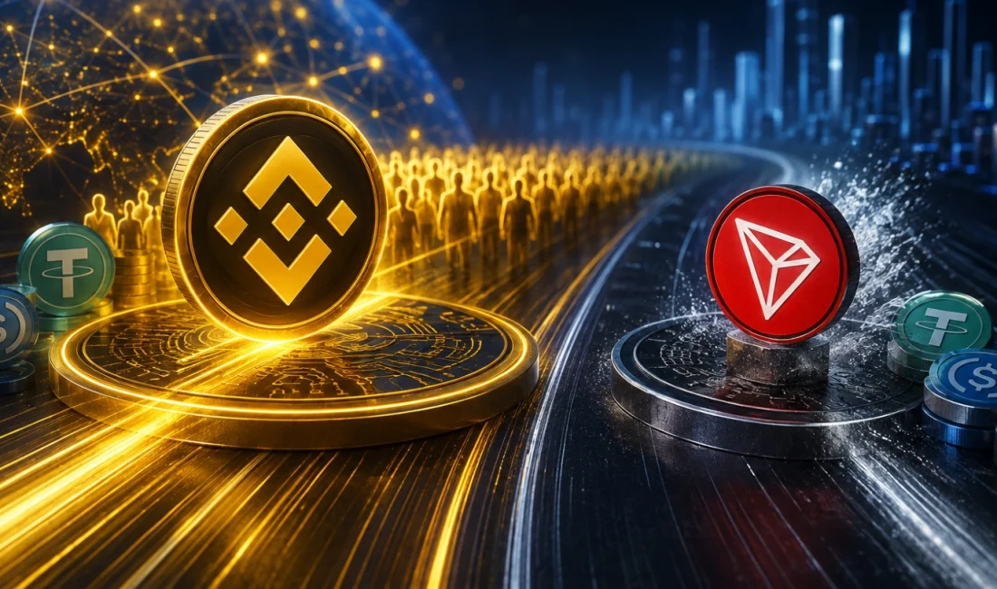 BNB Chain, yaklaşık 80 milyon stablecoin sahibi cüzdanla Tron'u geride