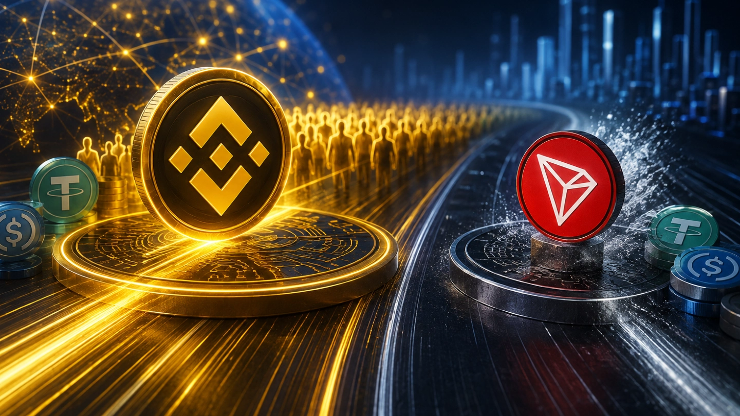 BNB Chain, yaklaşık 80 milyon stablecoin sahibi cüzdanla Tron'u geride