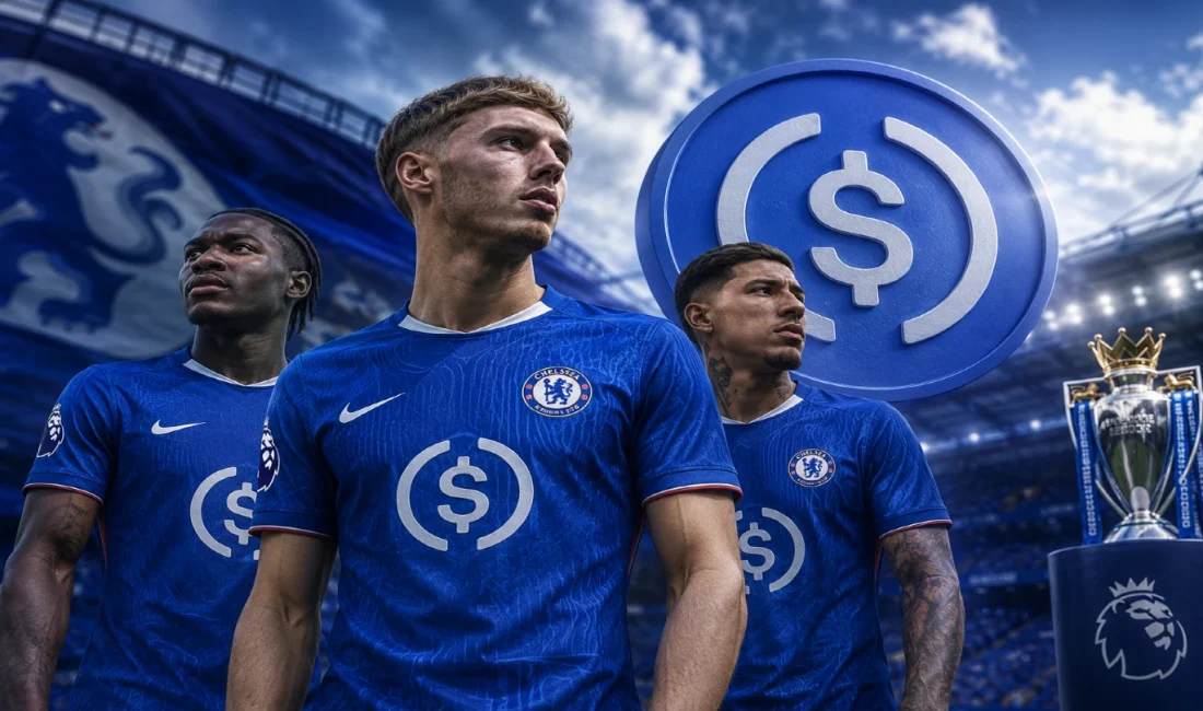 Circle, Chelsea’nin Ana Forma Sponsoru Oldu: USDC Premier League’de Circle, Chelsea FC’nin ana forma sponsoru oldu. USDC logosu 2026/27