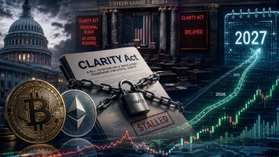CLARITY Act’in 2026’da yasalaşma ihtimali Senato’daki gecikmelerle zayıfladı. Kalshi verileri,