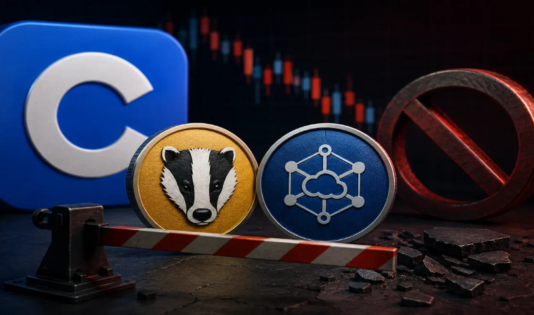Coinbase BADGER ve STORJ İşlemlerini Durduruyor: Delist Tarihi Açıklandı Coinbase, Badger DAO (BADGER) ve Storj (STORJ) işlem desteğini 28