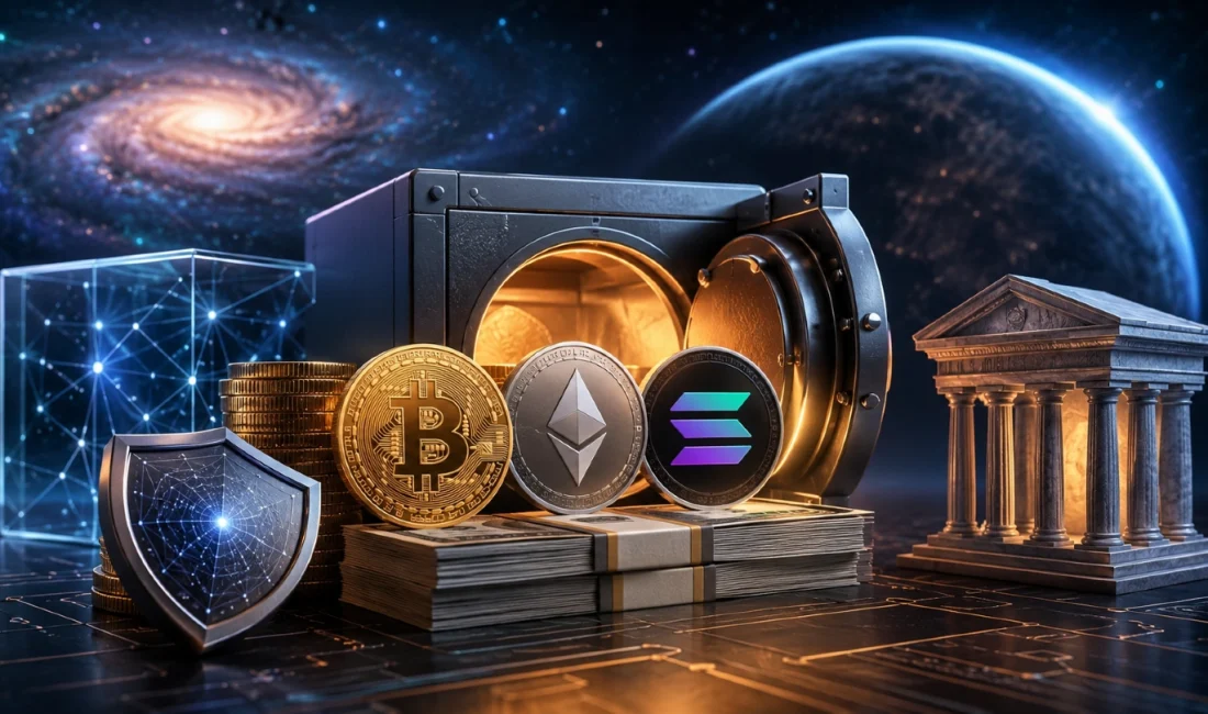 Galaxy’den Kripto Para Kredilerinde Yeni Hamle: Bitcoin, Ethereum ve Solana Teminatıyla Nakit Dönemi Galaxy, Bitcoin, Ethereum ve Solana teminatlı yeni kredi hattını başlattı.