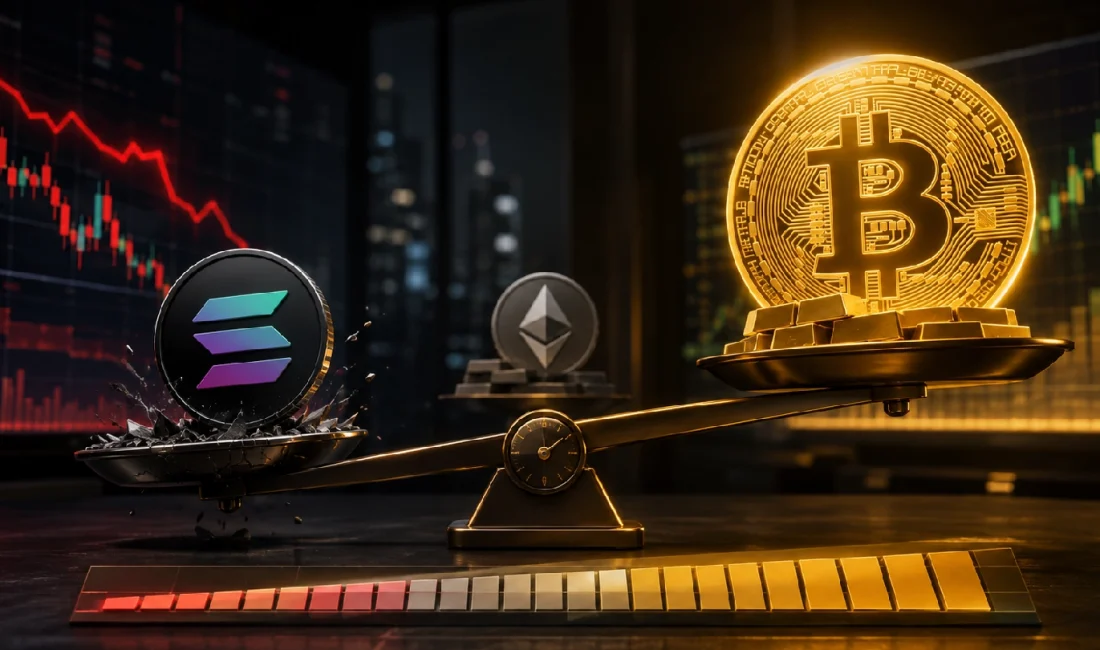GSR Portföyünde Solana Sarsıntısı: Bitcoin Ağırlığı Neden Artıyor? GSR’nin Core3 model portföyünde SOL, ETH ve BTC 2026’da sert