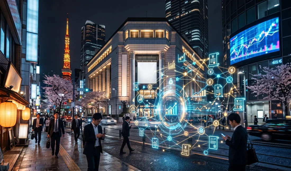 Japonya 2027’de Hisse ve Tahvil Takasında Blockchain’e Geçiyor Japonya, hisse senetleri ve devlet tahvillerinde anlık takas için blockchain