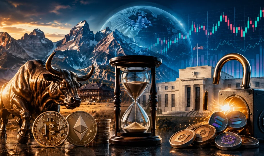 Kripto piyasası 24-30 Ağustos haftasında PCE, ABD büyümesi, Jackson Hole,