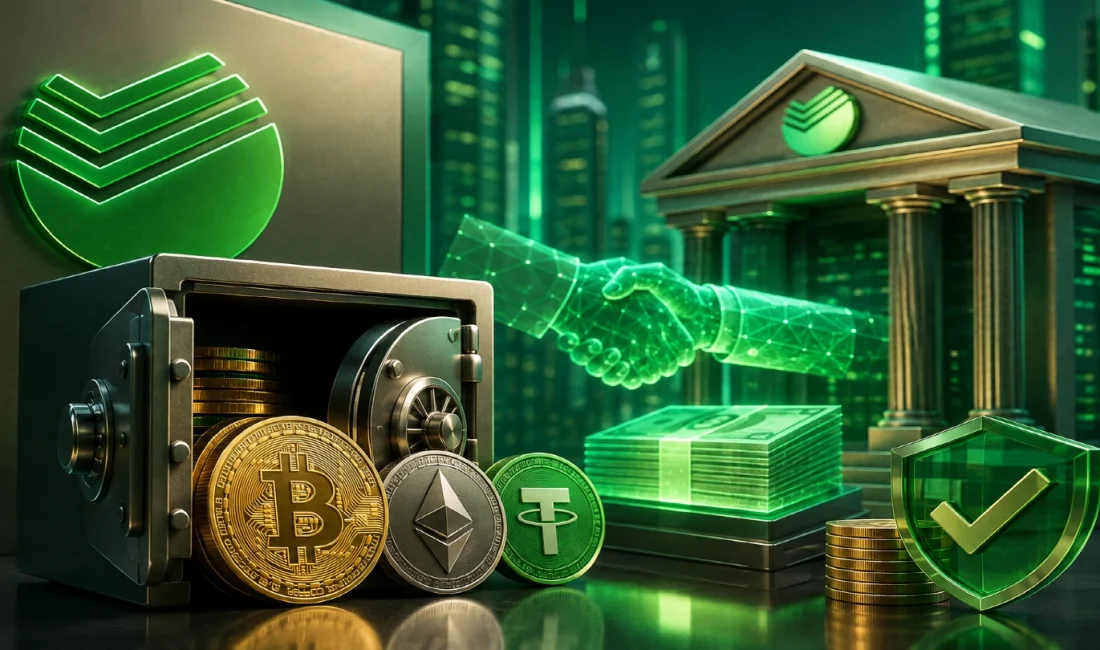 Sberbank’tan Kripto Para Tabanlı Kredi Hamlesi: BTC, ETH ve USDT Rusya’nın en büyük bankası Sberbank, Bitcoin teminatlı kurumsal kredileri genişletmeye