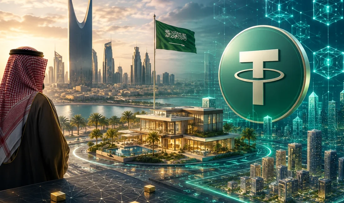 Tether Suudi Arabistan’da Gayrimenkul Tokenizasyonuna Giriyor: USDT’nin Ötesinde Yeni Bir Finans Devi mi Doğuyor? Tether, Hadron platformuyla Suudi Arabistan'da kurumsal gayrimenkul tokenizasyonuna adım attı.