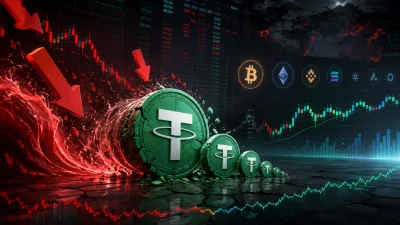 USDT piyasa değerindeki sert daralma, kripto para piyasasında satış baskısının