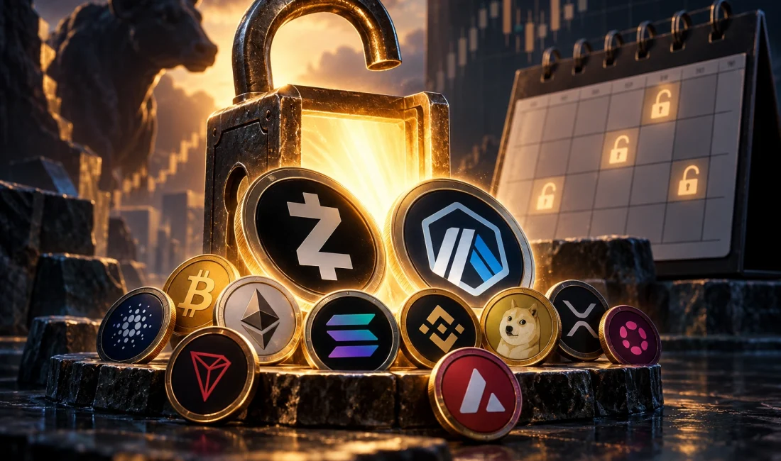 Kilit Açılım Haftası: ZKC, ARB ve 9 Altcoin İçin Kritik Tarihler 14-20 Eylül 2026 haftasında ZKC, ARB, STRK, PENGU, ZK ve