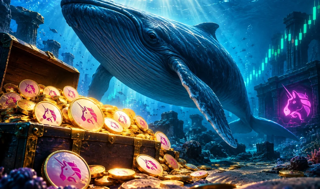UNI’de iki büyük cüzdan 407.919 token satın alarak yaklaşık 4,07