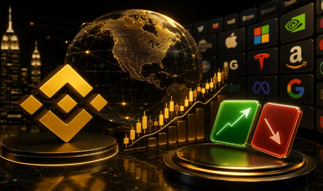 Binance, ABD dışındaki uygun kullanıcılara 1.000’den fazla ABD hissesi ve