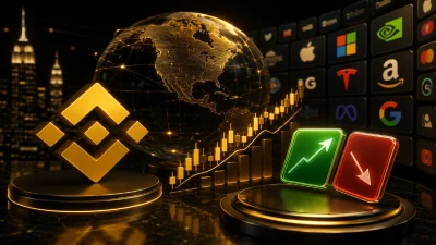 Binance, ABD dışındaki uygun kullanıcılara 1.000’den fazla ABD hissesi ve