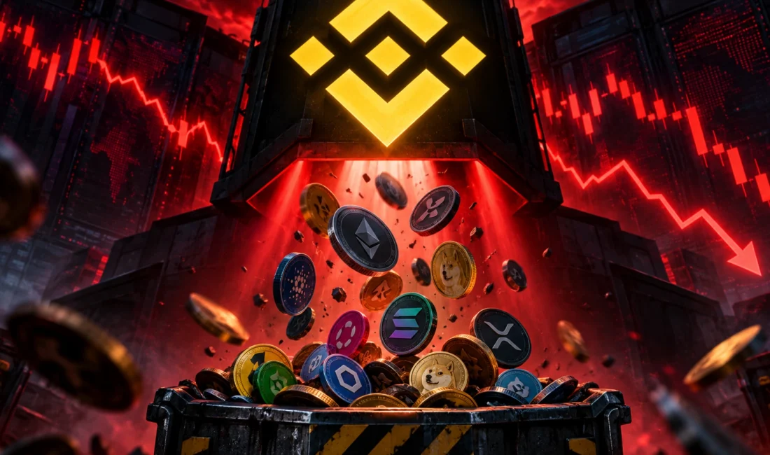 Binance’te Altcoinler İçin Yeni Tehlike: 2026 Delist Verileri Kritik Eşiği Ortaya Çıkardı Binance’in 2026’daki delist işlemlerini inceleyen yeni veriler, düşük piyasa değerine