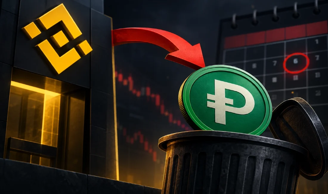 Binance, Pax Dollar (USDP) için delist kararı aldı. USDP spot