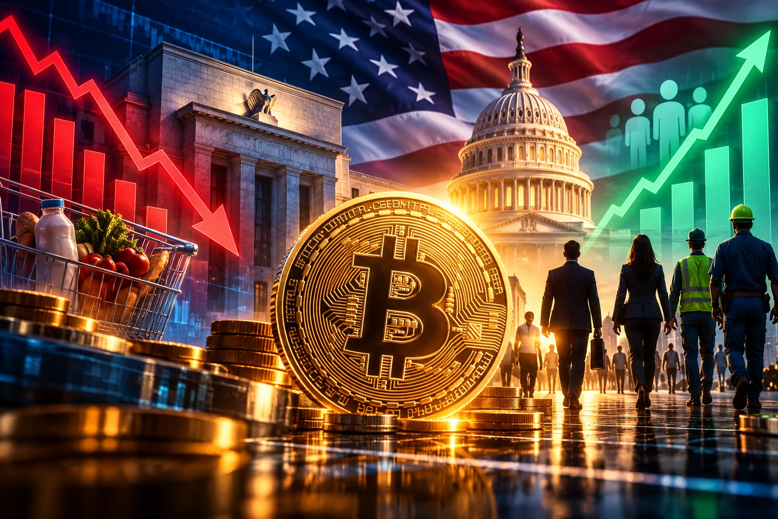 ABD'den gelen çekirdek PCE ve özel sektör istihdam verileri Bitcoin