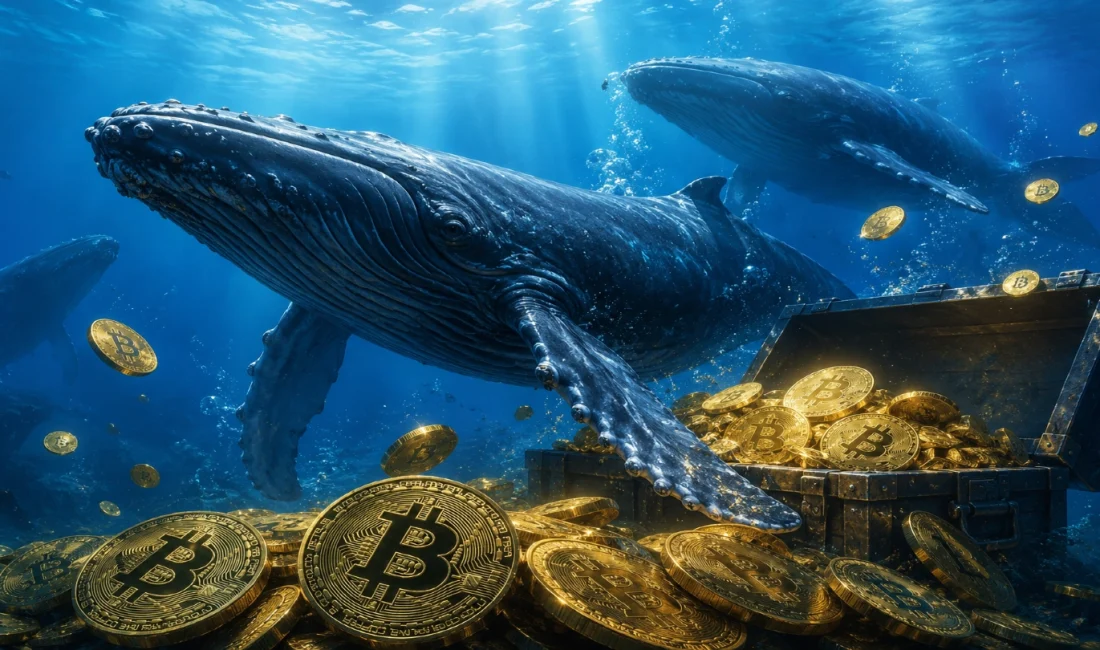 Bitcoin 77 bin 800 dolar seviyesinde yatay seyrederken balinalar 6.765