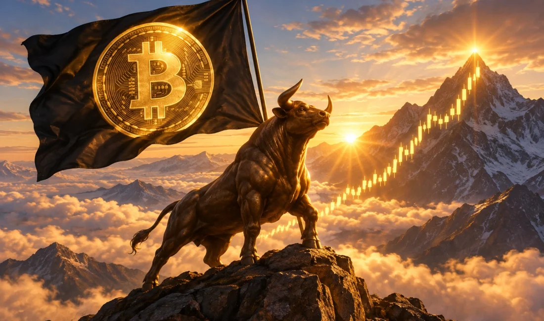 Bitcoin’in günlük grafikte boğa bayrağı formasyonunun direncini aşması teknik görünümü
