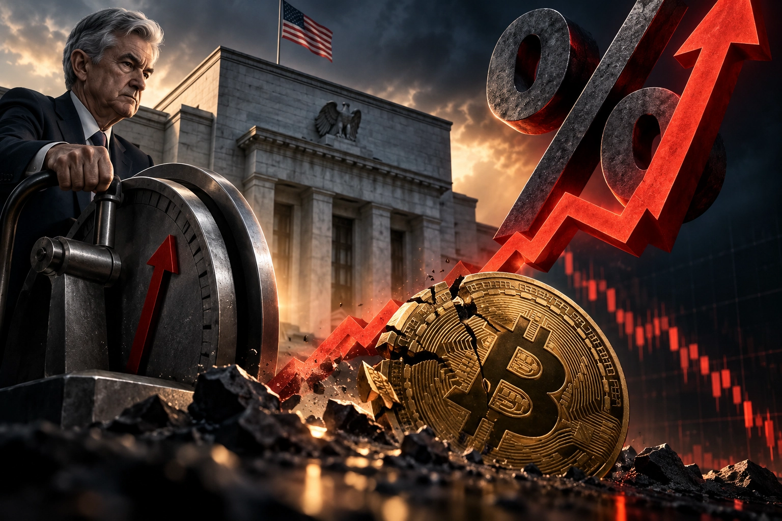 Bitcoin yatırımcıları Fed haftasına giriyor. Piyasalar 25 baz puanlık faiz