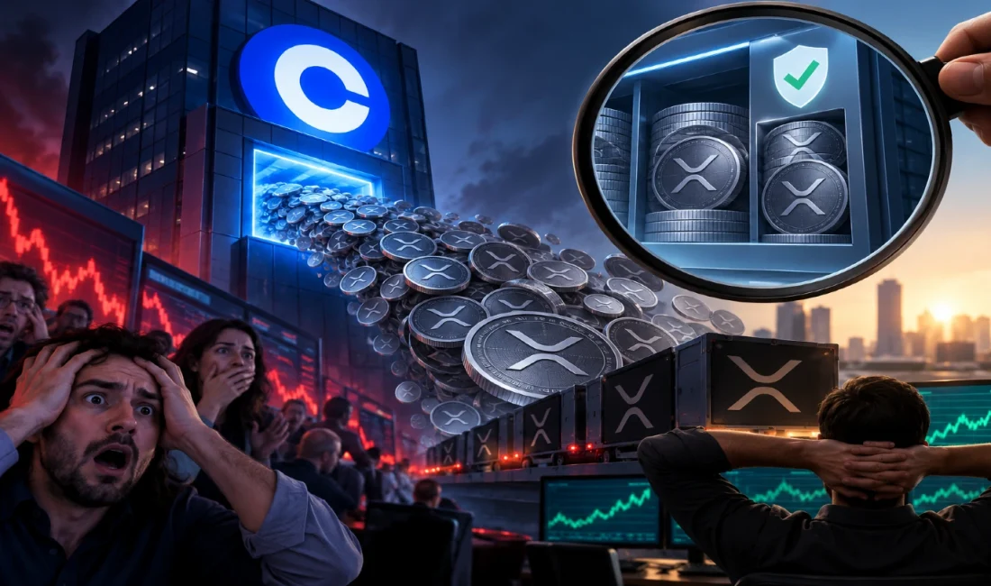 Coinbase’in XRP bakiyesi yüzde 4.870 artarak 5,5 milyar XRP’yi geçti.