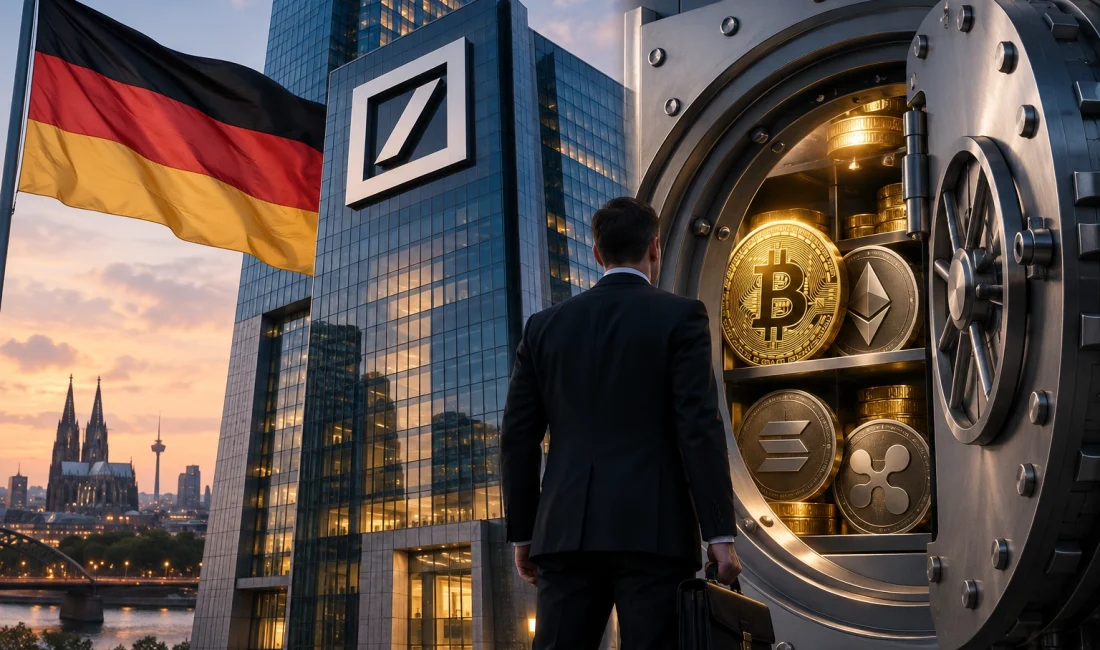 Deutsche Bank’tan Dev Kripto Para Hamlesi: Bitcoin ve Ethereum Saklama Hizmeti Geliyor Deutsche Bank, kurumsal müşteriler için Bitcoin, Ethereum ve stablecoin saklama