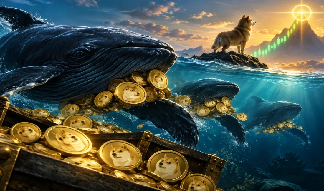 Dogecoin Balinaları 519 Milyon DOGE Aldı: Gözler Bu Seviyede Dogecoin balinaları 519 milyon DOGE biriktirdi. Vadeli işlemlerde long pozisyonlar