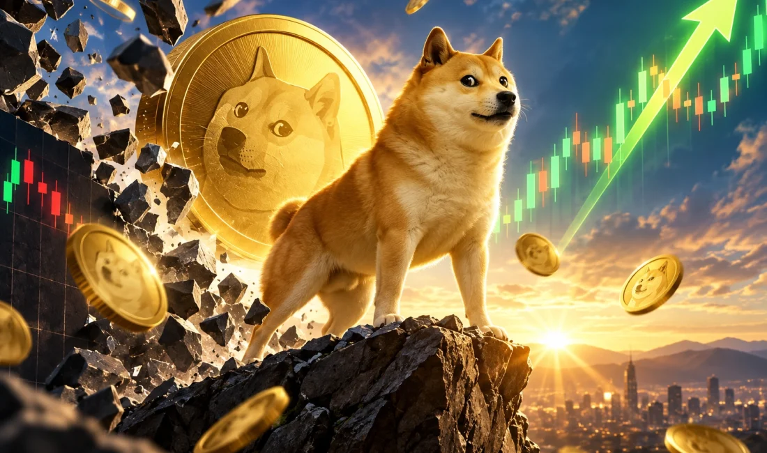 Dogecoin’de Kırılım Teyidi: DOGE İçin Yeni Yükseliş Dalgası Başlıyor mu? Dogecoin, dört saatlik grafikte Ichimoku Bulutu’nun üzerine çıkarak teknik görünümünü