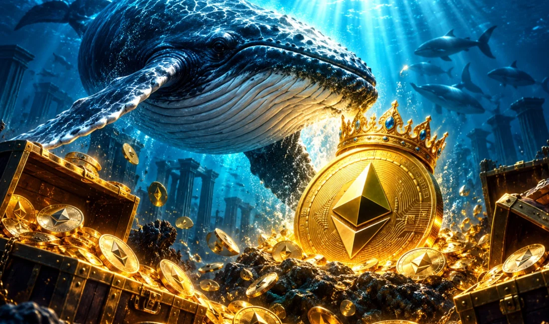 Ethereum balinalarının hareketliliği dikkat çekti. Yeni oluşturulan bir cüzdan Binance’ten