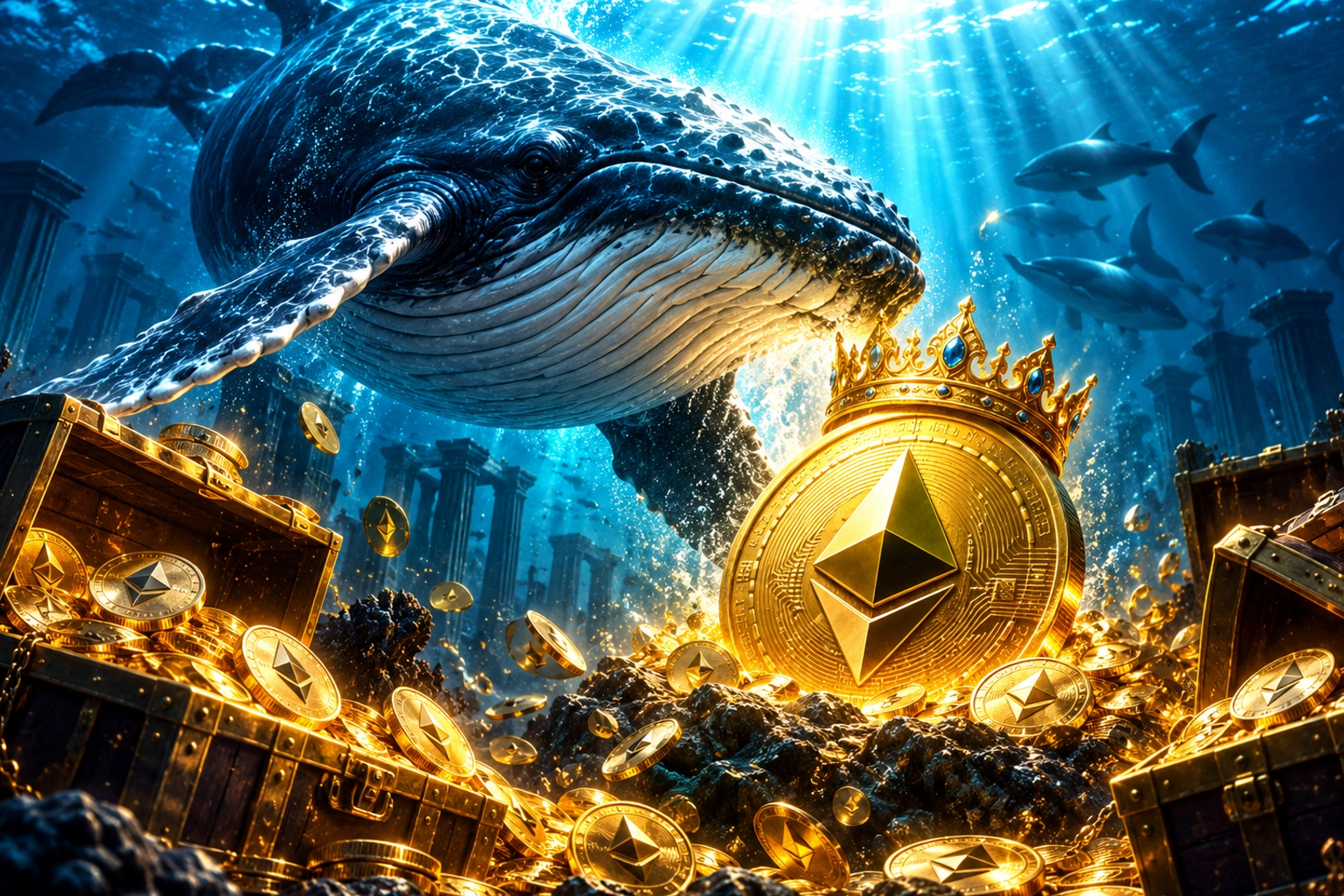 Ethereum balinalarının hareketliliği dikkat çekti. Yeni oluşturulan bir cüzdan Binance’ten
