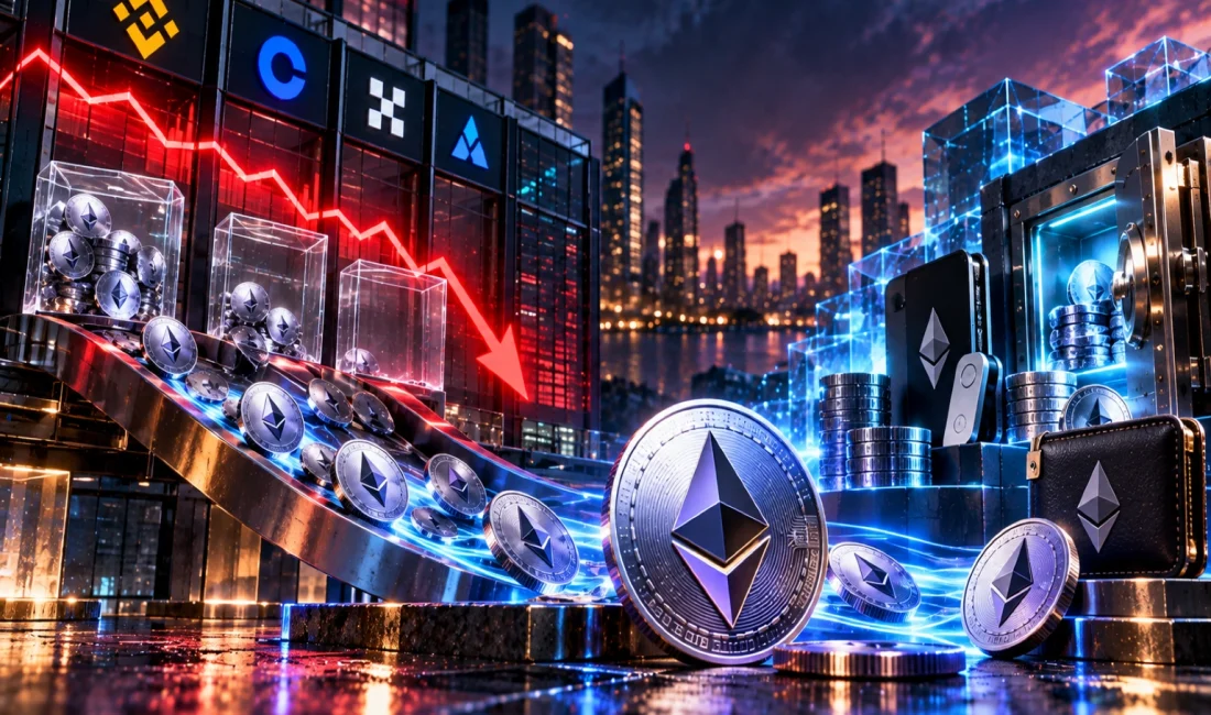 Ethereum’un merkezi borsalarda tutulan arzının payı yüzde 3,49’a gerileyerek Santiment