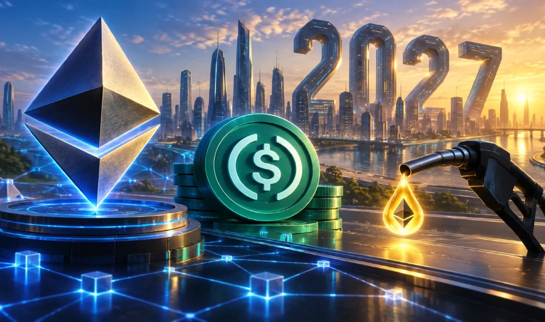 Ethereum’da Gas Dönemi Değişiyor: Stablecoin ile Ücret Ödeme 2027’de Gelebilir Ethereum, 2027’de planlanan Hegotá yükseltmesiyle kullanıcıların gas ücretlerini ETH yerine