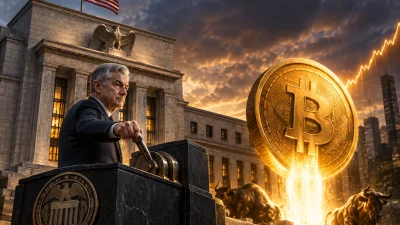 Fed’in 25 baz puanlık faiz artışı sonrası Bitcoin 76.000 dolar