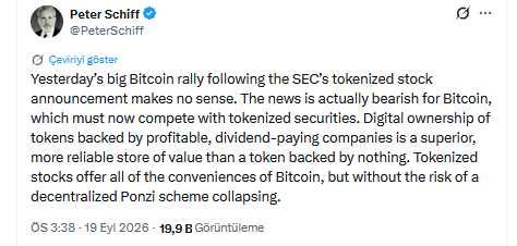 Peter Schiff,'in Bitcoin Açıklaması