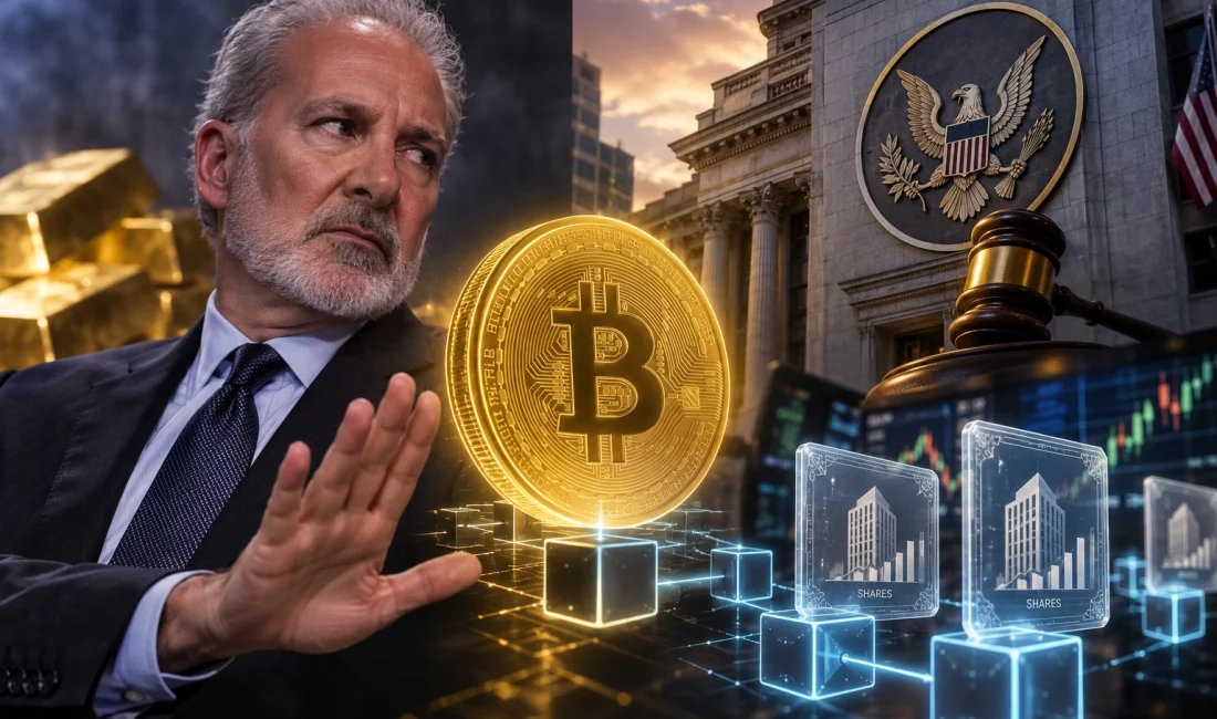 Peter Schiff’ten Bitcoin Açıklaması: SEC Hamlesi BTC İçin Ayı Sinyali mi? Peter Schiff, SEC’nin tokenize hisse senetlerinin zincir üstünde işlem görmesini