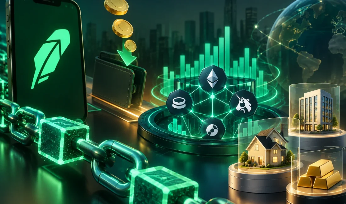 Robinhood Chain’de Dikkat Çeken Hamle: Ücretler Düştü, DEX Hacmi Güçlü Kaldı Robinhood Chain’de ağ ücretleri zirveden gerilerken DEX hacmi güçlü kalıyor.