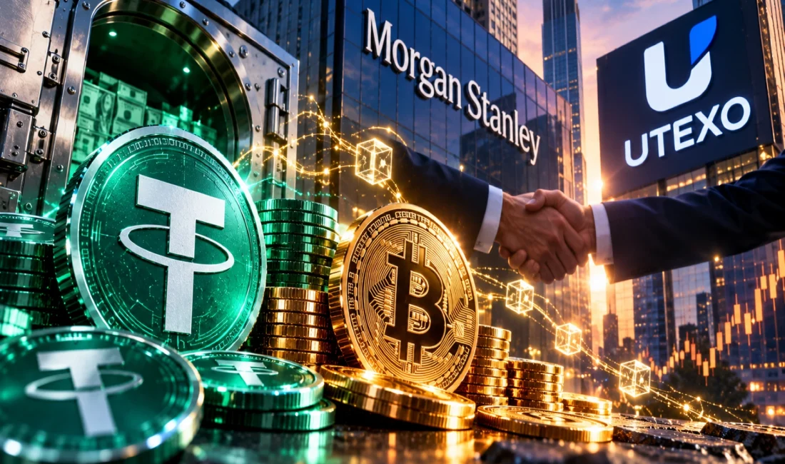 Tether CEO’sundan Bitcoin Mesajı: Morgan Stanley ile USDT Görüşmesi Gündemde Tether CEO'su Paolo Ardoino, Utexo'nun Morgan Stanley ile Bitcoin üzerinde