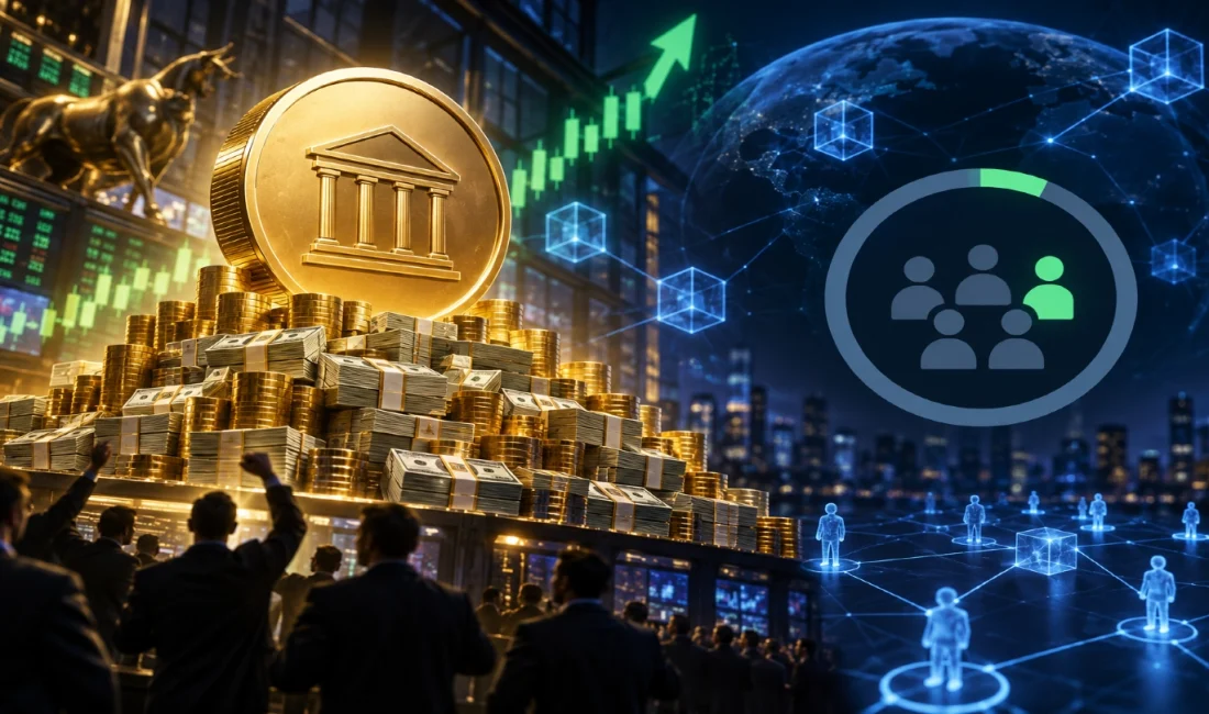 Tokenize Hisse Hacmi 3 Milyar Dolara Yaklaştı: Onchain Kullanım Yüzde 5 Grayscale'e göre tokenize hisse işlemleri haftalık 3 milyar dolara yaklaşırken