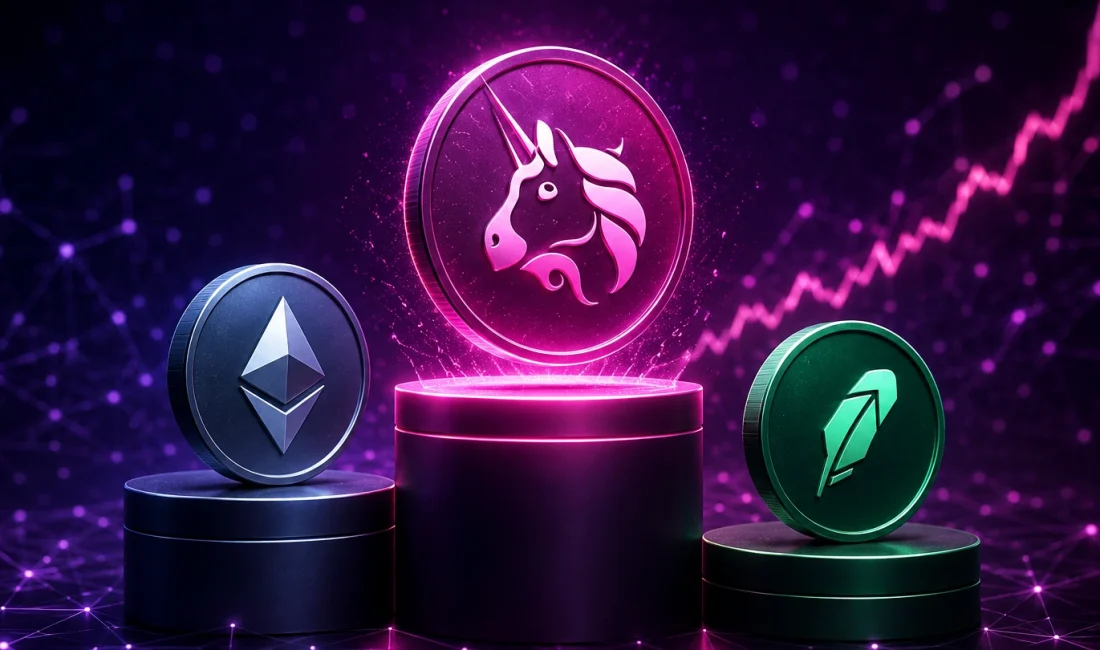 Uniswap’ta Sessiz Yükseliş: Robinhood Chain İlk Üçe Girdi Uniswap’ın Robinhood Chain üzerindeki TVL’si yükseliyor. Ethereum hariç dağılımda Robinhood